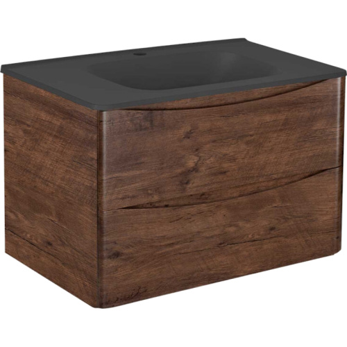 Тумба с раковиной подвесная Vincea Paola VMC-2P800 79,4 см с выдвижными ящиками, моноблок - фото 5