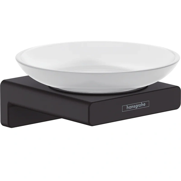Мыльница Hansgrohe AddStoris черный матовый - фото 1