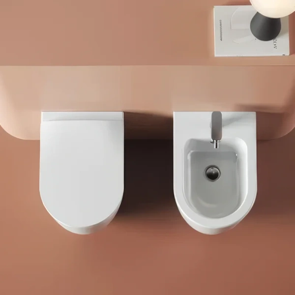 Биде подвесное ArtCeram Monet белый глянцевый - фото 4