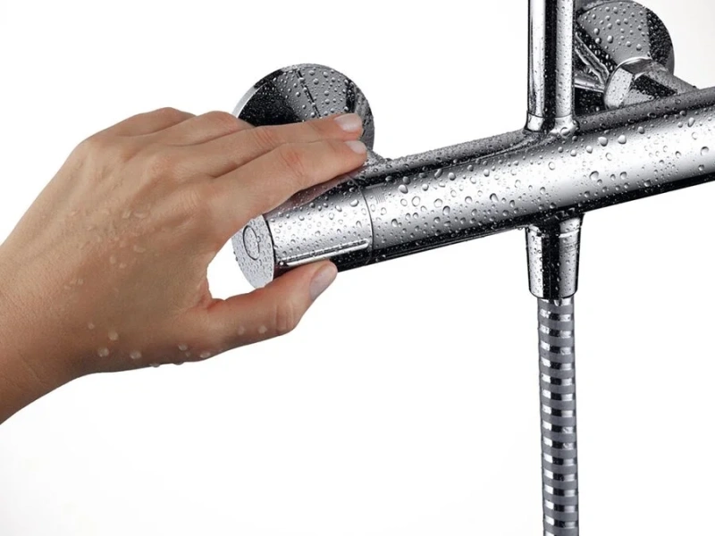 Душевая стойка Hansgrohe Vernis Shape хром, хром - фото 3