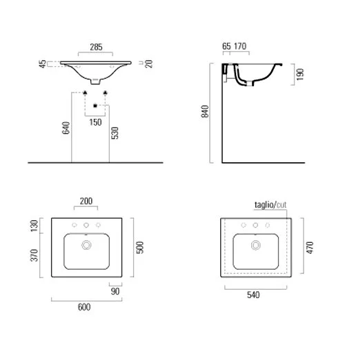 Раковина GSI Pura 8831 - фото 2