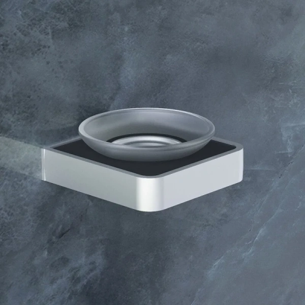 Мыльница настенная Damixa Jupiter стеклянная - фото 3