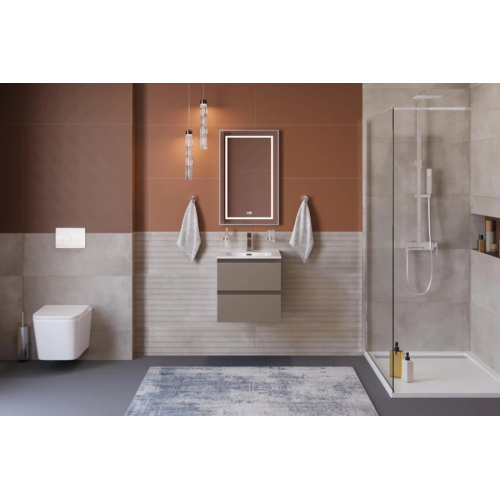 Тумба под раковину подвесная BelBagno Kraft 50 см бежевый матовый, по запросу - фото 2