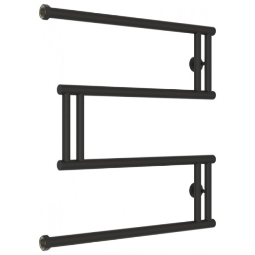 Полотенцесушитель водяной Сунержа High-Tech model M 60x60 см тёмный титан муар - фото 1