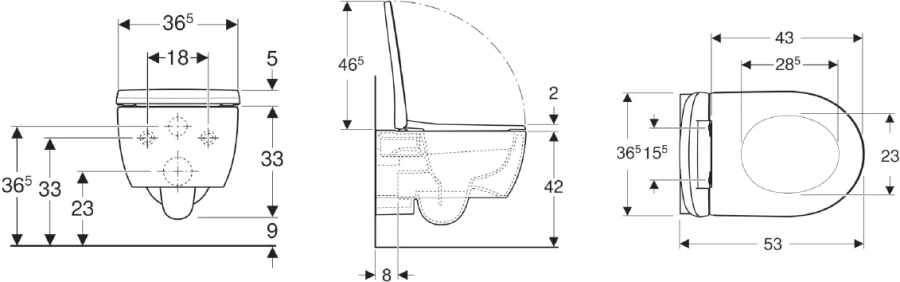 Унитаз с инсталляцией Geberit iCon сиденье микролифт, по запросу index_5 - фото 18
