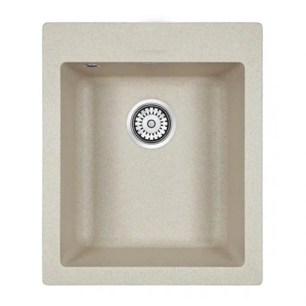 Мойка для кухни Paulmark Leer 42 см бежевая - фото 1