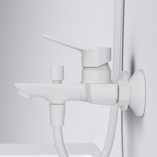 Смеситель для ванны Am.Pm X-Joy белый, настенные - фото 6