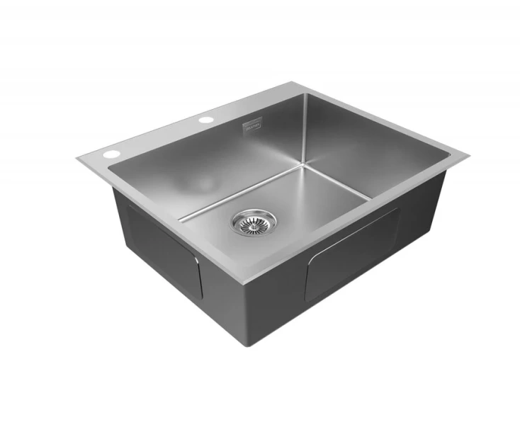 Мойка для кухни Paulmark Kroner-Edge 59 см нержавеющая сталь - фото 3