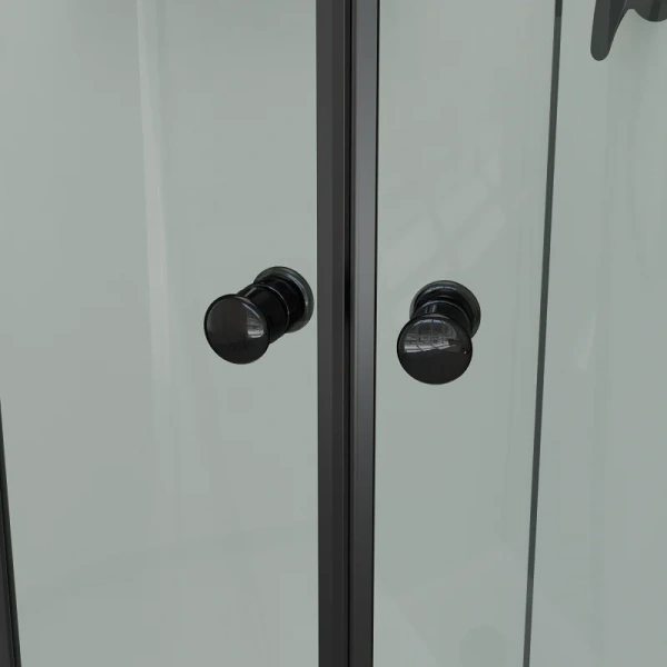 Душевая кабина RGW Andaman AN-208B 100x100 см профиль чёрный, стеклянные, прозрачные - фото 7