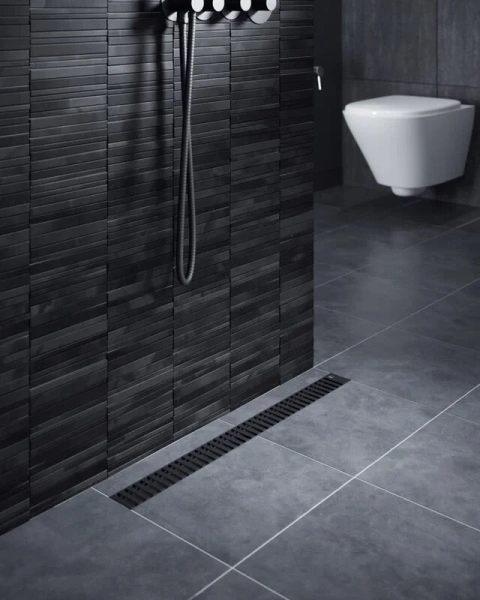 Душевой лоток Timo Drain Systems 80 см черный - фото 4