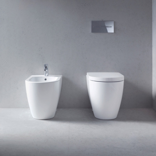Унитаз напольный Duravit ME by Starck с антибактериальным покрытием - фото 4