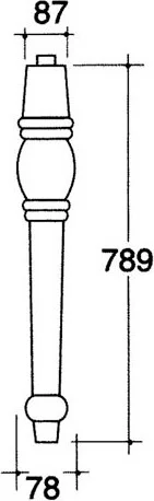 Ножки для раковины Kerasan Retro белые index_2 - фото 5