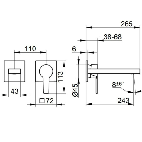 Смеситель для раковины Keuco  Edition 11 51116 010202 - фото 3