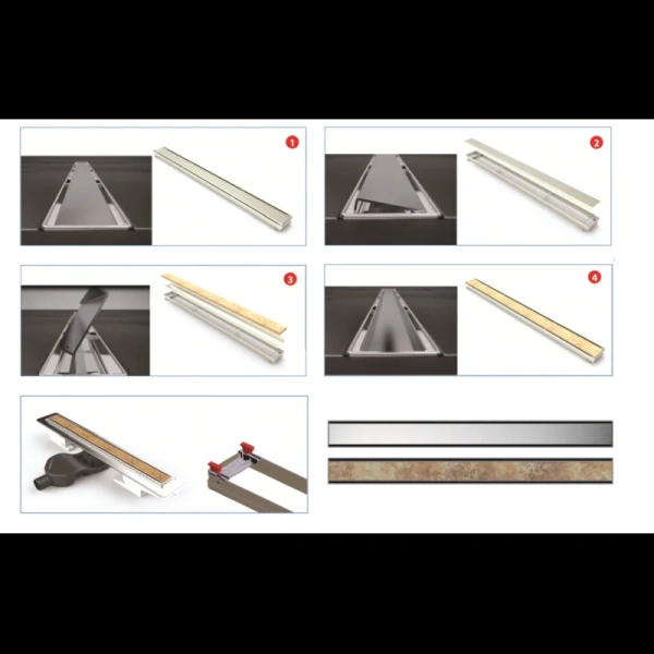 Душевой лоток BERGES B1 Keramik 117 60 см с решеткой index_1 - фото 8