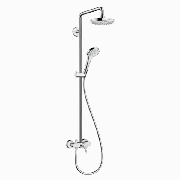 Душевая стойка Hansgrohe Croma Select S с однорычажным смесителем - фото 1