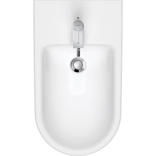 Биде напольное Duravit D-Neo белое - фото 4