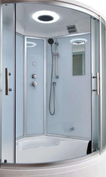 Душевой бокс Timo Standart 120x120 см профиль хром, без гидромассажа - фото 6