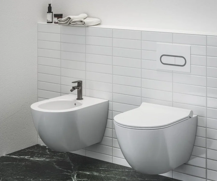 Смеситель для биде Ravak Eleganta графит матовый, современные, hi-tech - фото 3