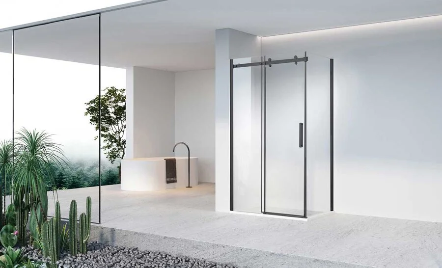 Душевой уголок Vincea Como-N 140х90 см профиль черный, 140x90 - фото 5