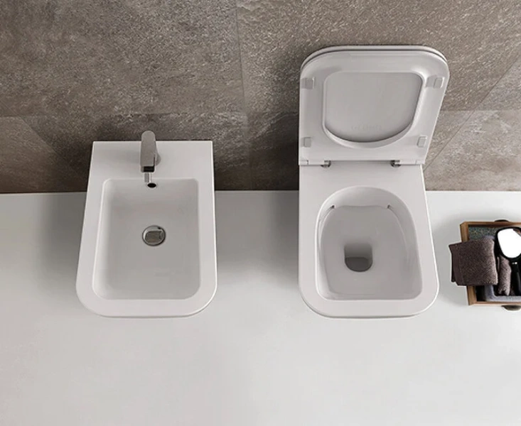 Унитаз подвесной Globo Stone белый, белые - фото 6