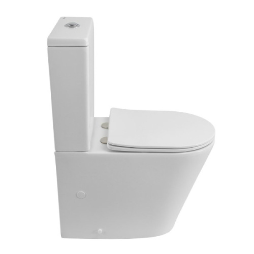 Унитаз компакт BelBagno Flay-R BB2149CPR/SC безободковый - фото 3