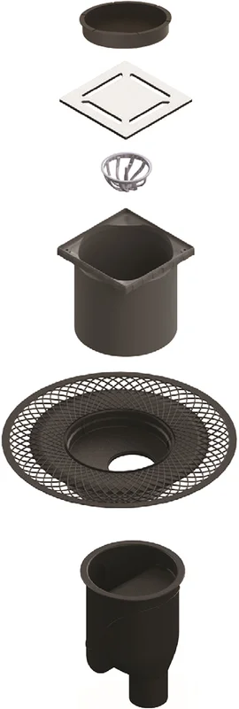 Душевой трап BERGES PLATZ Norma 10 см матовый хром, стандартные - фото 5