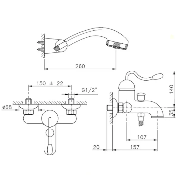 Схема, для ванны - фото 2