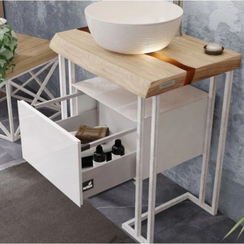 Тумба подвесная Velvex Gelou tpGEL.45-4 45 см с ящиком - фото 2