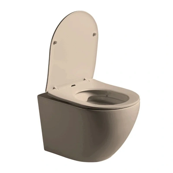 Унитаз подвесной Vincea Globo капучино матовый, в наличии - фото 9