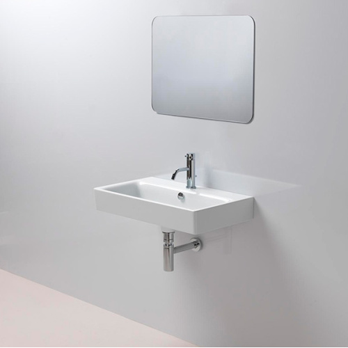 Раковина с переливом GSI Sand 9087, по запросу - фото 3