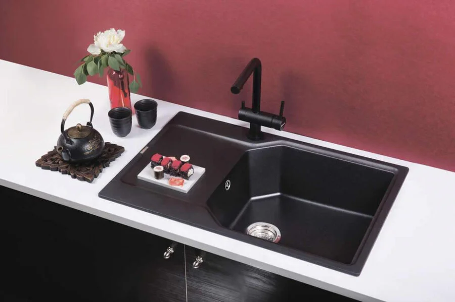 Мойка для кухни Omoikiri Yonaka 78-DC 78 см темный шоколад, врезные - фото 2