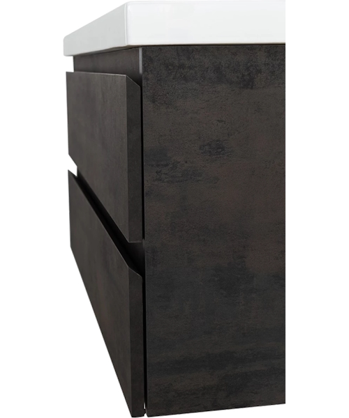 Тумба под раковину подвесная Cezares Molveno 100 см ossido, комплект (набор) - фото 8