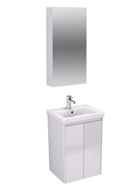 Тумба с раковиной подвесная Velvex Klaufs tpKLA.50.2D-61 50 см с распашными дверцами, 50 см - фото 6