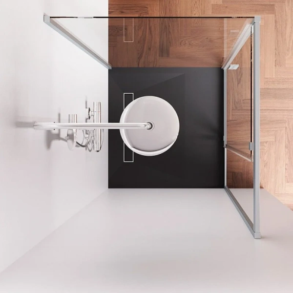 Душевой уголок Am.Pm Gem W90G-404-090MT 90x90 см с распашной дверью, прозрачные - фото 8