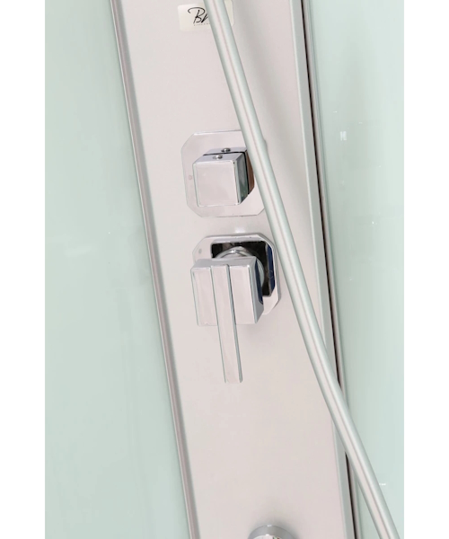 Душевая кабина Black&White Galaxy 90x90 см стекло прозрачное, стеклянные - фото 7