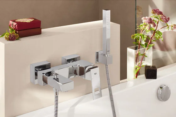 Смеситель для ванны Grohe Eurocube 19896000, современные, hi-tech - фото 3