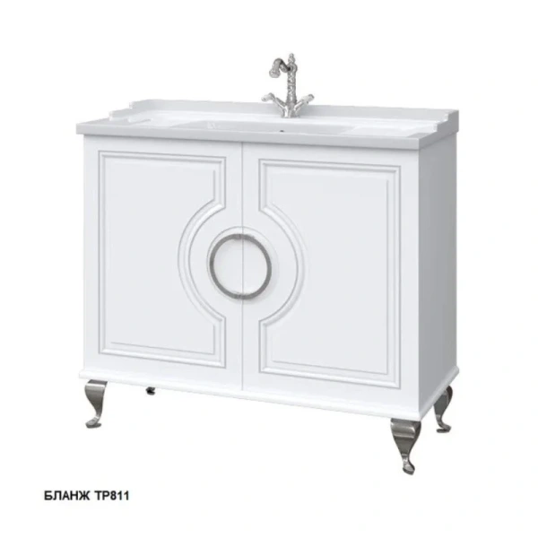 Тумба под раковину напольная Caprigo Valletta 100 см бланж - фото 1