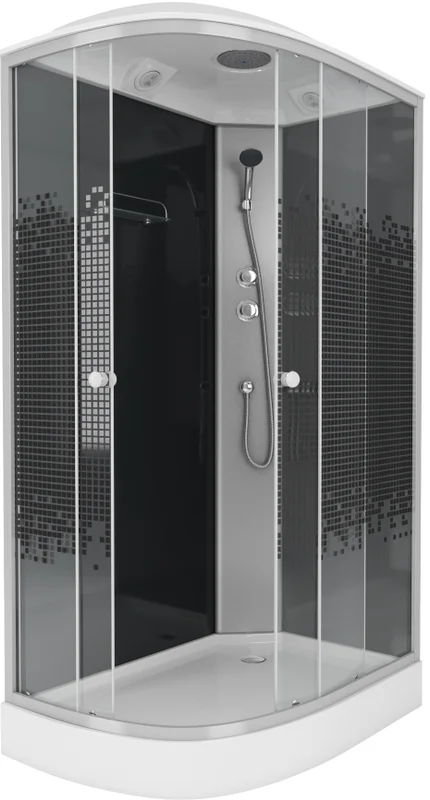 Душевая кабина Niagara Eco 120x80 см правая, стекло мозаика - фото 1