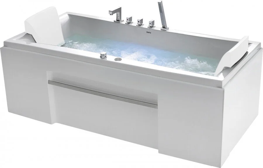 Ванна акриловая Gemy G9076 177х81 см прямоугольная - фото 1