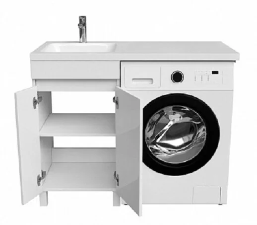 Тумба с раковиной напольная IDDIS Optima Home 120 см правая, напольная, пристенная - фото 4