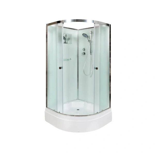 Душевая кабина Deto D 90x90 см без крыши - фото 1