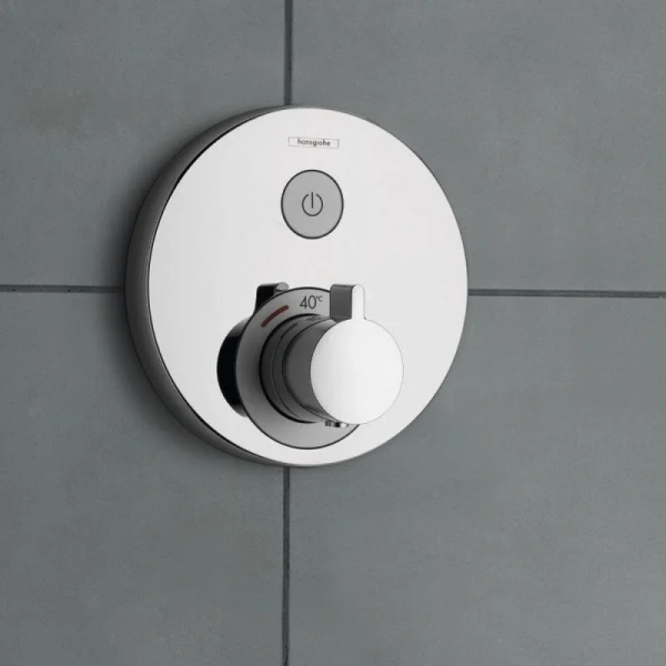 Смеситель для душа термостатический Hansgrohe Shower Selact S 15744000 - фото 3