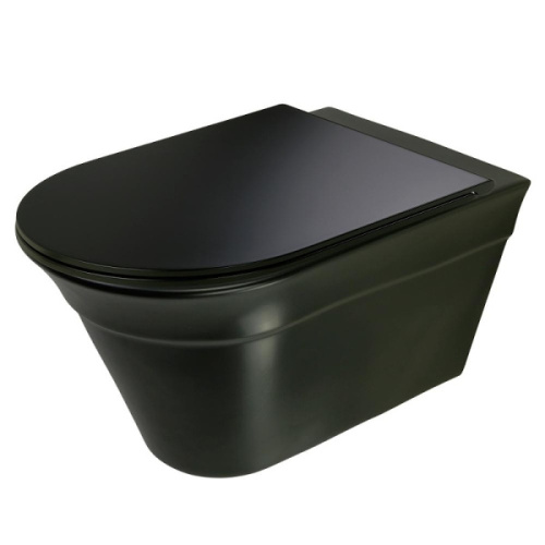 Унитаз подвесной Migliore Monaco черный - фото 1