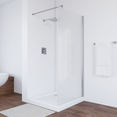 Душевая перегородка стекло шиншилла Vegas-glass EAF 116 02, современные, hi-tech - фото 2