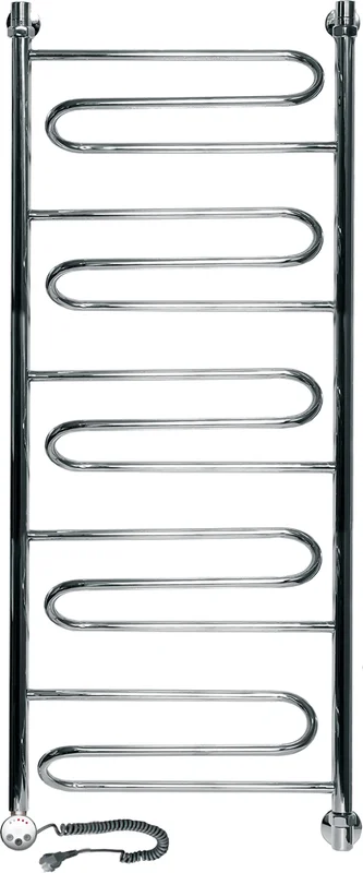 Полотенцесушитель электрический Ника Curve ЛЗ 120/50 см с терморегулятором