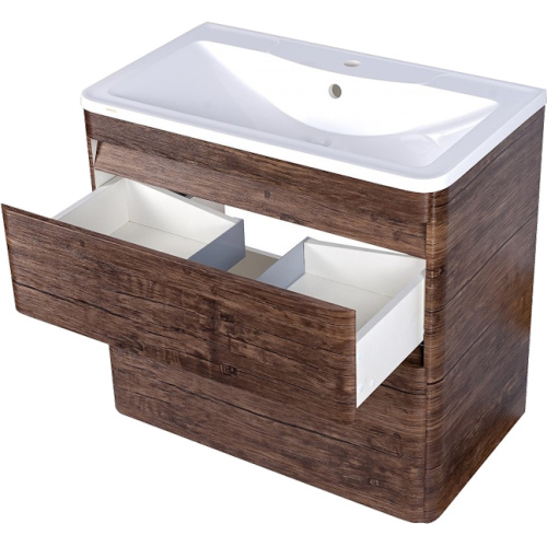 Тумба под раковину напольная Style Line Атлантика 60 см старое дерево, современная, hi-tech - фото 3