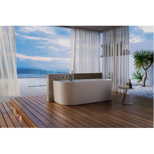 Акриловая ванна Abber 150х75 см белая - фото 2