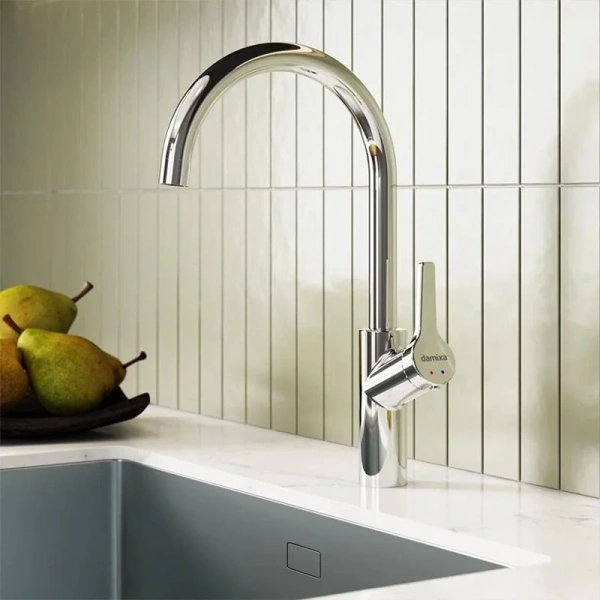 Смеситель для кухни Damixa Eclipse DX310720, высокие, недорогие, округлая форма - фото 5