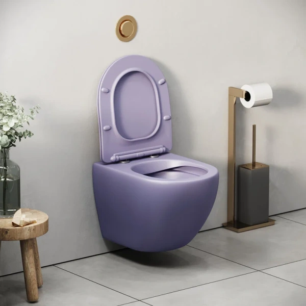 Унитаз подвесной Grossman Color фиолетовый матовый index_1 - фото 10
