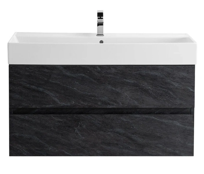 Тумба под раковину подвесная Cezares Molveno 100 см antracite, современная, hi-tech - фото 3